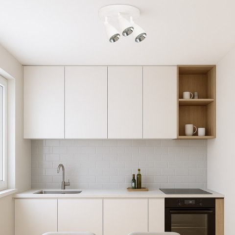 Campana 3 plafon biały 3xGU10 Light Prestige