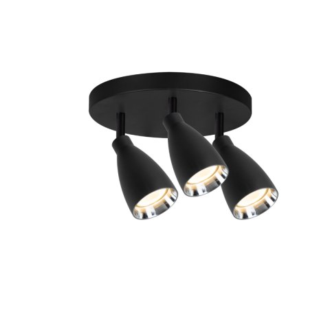 Campana 3 plafon czarny 3xGU10 Light Prestige