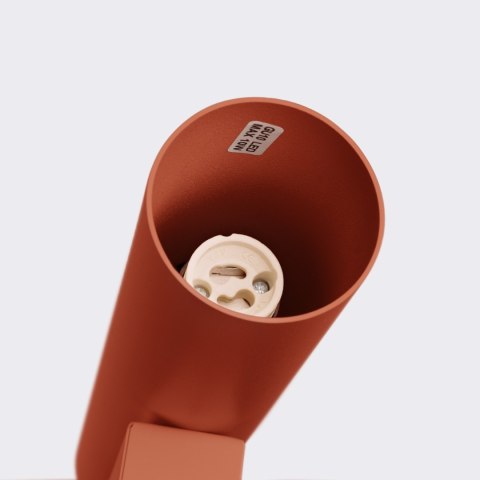 Kinkiet LAMPA ŚCIENNA SOLLUX LAGOS 2 ochra czerwona