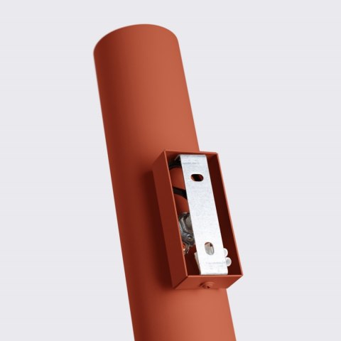 Kinkiet LAMPA ŚCIENNA SOLLUX LAGOS 2 ochra czerwona