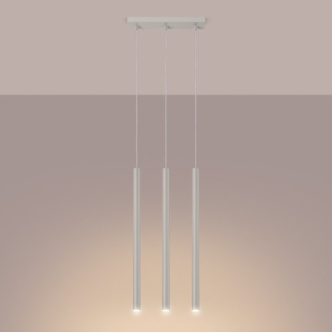 Lampa wisząca PASTELO 3 beżowa