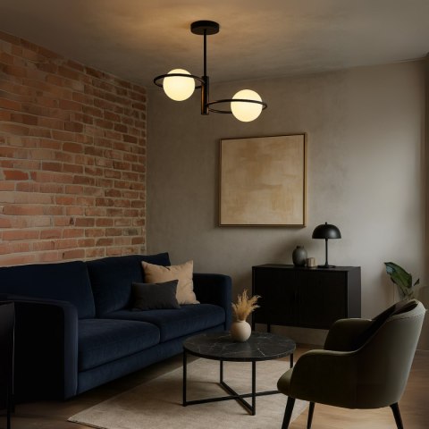 Plafon Dorado ring czarna 2 x E14 Light Prestige