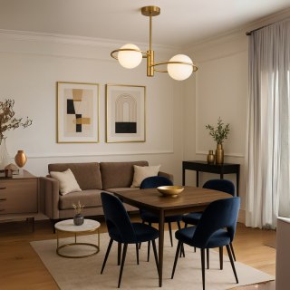 Plafon Dorado ring złota 2 x E14 Light Prestige