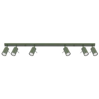 Plafon RING 6L zielony oliwkowy