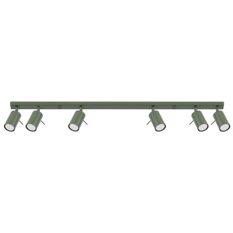 Plafon RING 6L zielony oliwkowy