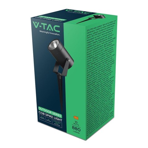 VT-80070 10W LED spike light aluminum COLORCODE:3000K black body IP65