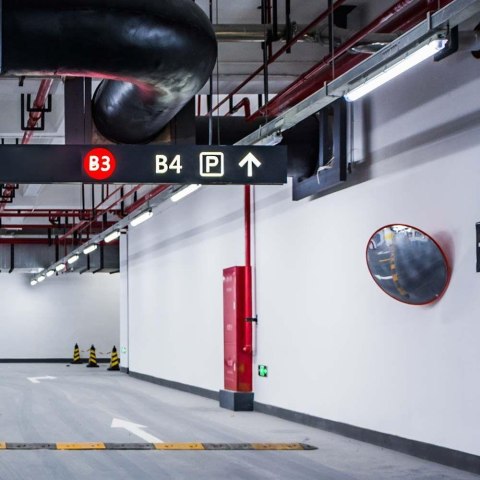 36W LED WP lamp fitting 120CM-sensor-milky cover+SS clips 6500K