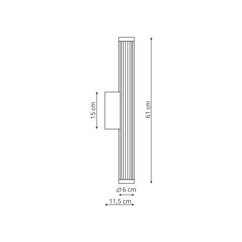 Kinkiet Vena 60 cm złoty LED CCT Light Prestige