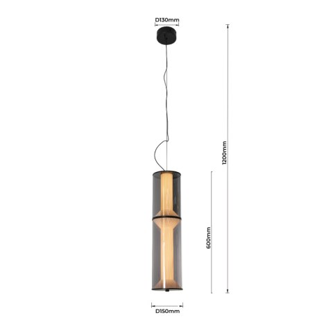 Lampa wisząca Aeris 2 dymna LED CCT Light Prestige