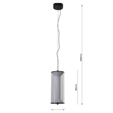 Lampa wisząca Aeris transparentna LED CCT Light Prestige