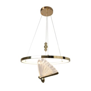 Lampa wisząca Marissa Ring złota LED CCT Light Prestige