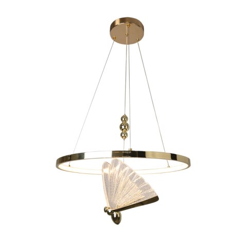 Lampa wisząca Marissa Ring złota LED CCT Light Prestige