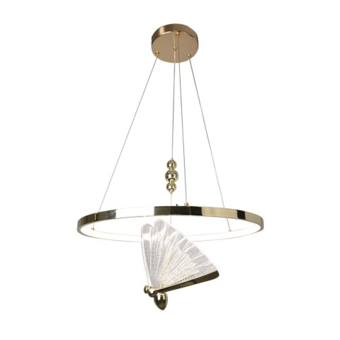 Lampa wisząca Marissa Ring złota LED CCT Light Prestige