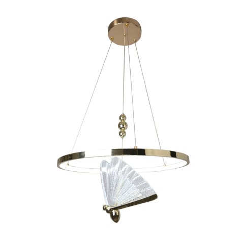 Lampa wisząca Marissa Ring złota LED CCT Light Prestige