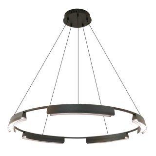 Lampa wisząca Tura 60 cm czarna LED CCT
