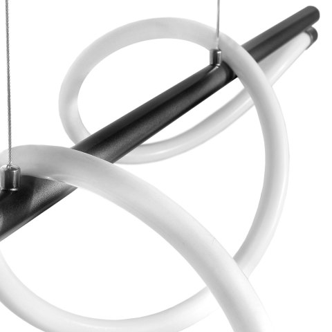 Lampa wisząca wężyk DDXZ004 40W czarna