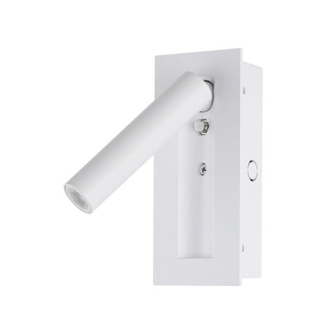 Oprawa LED V-TAC 2W COB CREE kinkiet biały hotel łóżko włącznik VT-88061-W 3000K 76lm 2 lata Gwarancji