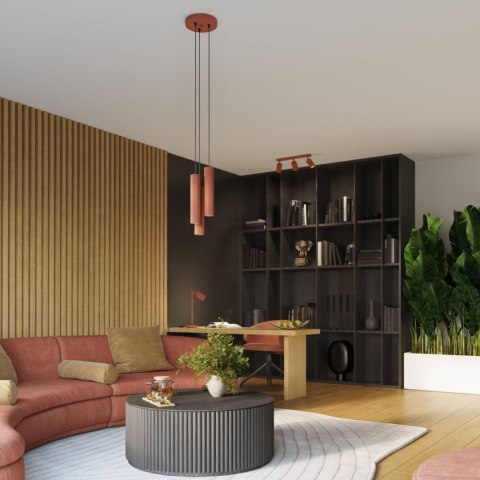 PLAFON LAMPA SUFITOWA REFLEKTOR LISTWA KARBON 3L TAUPE