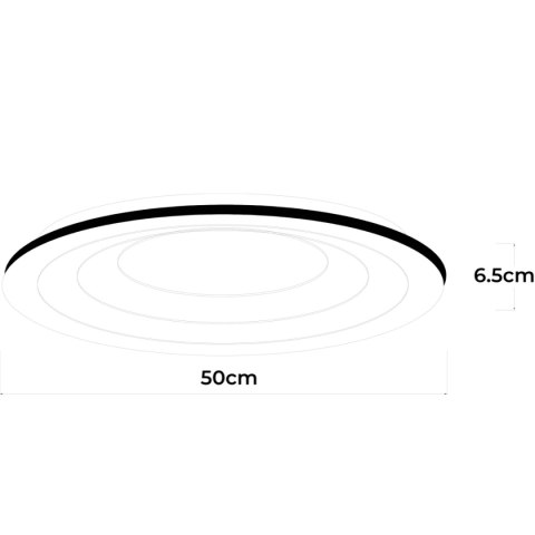 Plafon Alune okrągły LED CCT Light Prestige