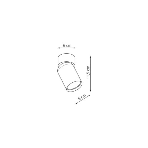 Pointa 1 spot biały 1xGU10 Light Prestige