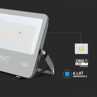 Projektor LED V-TAC CREE CHIP 100W 135lm/W czarna obudowa przewód 1m IP65 4000K 6 lat gwarancji