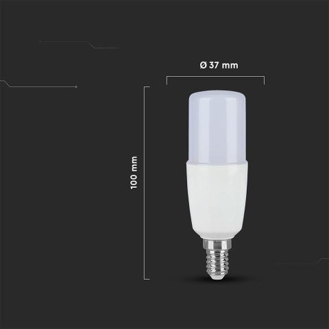 Żarówka LED V-TAC 7.5W T37 E14 VT-248 6500K 660lm 2 lata Gwarancji