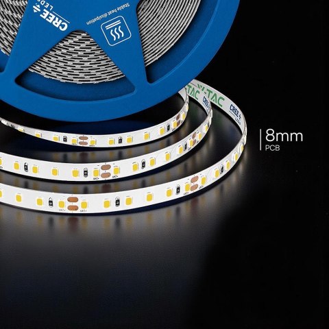 120 10W LED STRIP LIGHT WITH CREE CHIP 6500K IP20 24V 8MM DOUBLE PCB