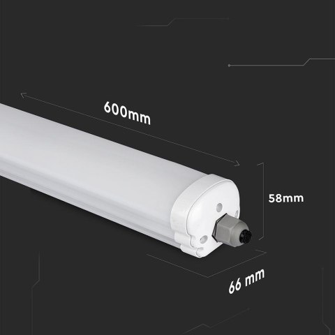 18W LED WP G-series tube 60CM with CREE CHIP 4000K