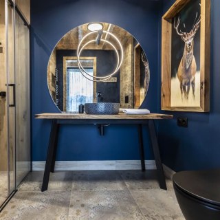 Kinkiet Mirror S czarny IP44 LED CCT Light Prestige