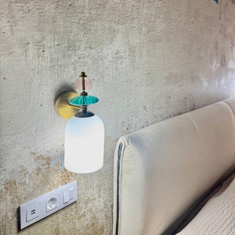 Kinkiet Tropea biały 1xE27 Light Prestige