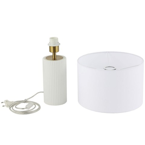 Lampa stołowa Tokio biała 1xE27 Light Prestige