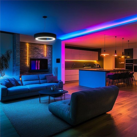 Neon flex V-TAC 5mb Strownik USB Magic RGB DC 5V VT-562 RGB 3 lata gwarancji