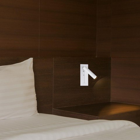 Oprawa LED V-TAC 2W COB CREE kinkiet biały hotel łóżko włącznik VT-88061-W 3000K 76lm 2 lata Gwarancji