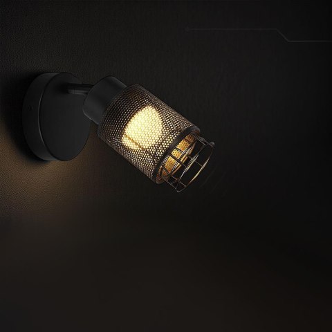 Oprawa kinkiet V-TAC 6W LED spot 120x210mm czarny matowy VT-89016 3000K 720lm