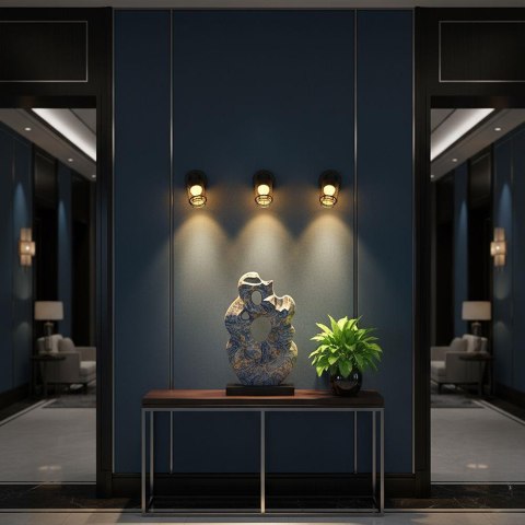 Oprawa kinkiet V-TAC 6W LED spot 120x210mm czarny matowy VT-89016 3000K 720lm