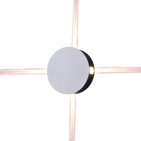 Oprawa ścienna V-TAC 4W LED IP65 biała okrągła VT-706 4000K 428lm 3 lata gwarancji