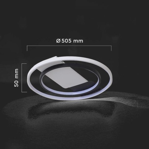 Oprawa sufitowa V-TAC LED 36W CCT 505x50mm pilot VT-7736 3000K-4500K-6500K 4000lm