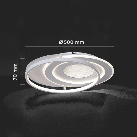 Oprawa sufitowa V-TAC LED 60W CCT 500x420x70mm pilot VT-7747 3000K-4500K-6500K 4800lm