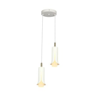 Oprawa zwieszana V-TAC 2X10W LED 177x20cm biały, złoty VT-89026 3000K 1200lm