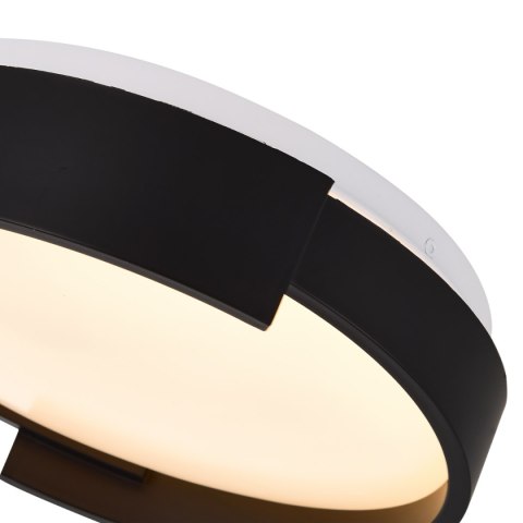 Plafon Halo 27 cm czarny LED CCT Light Prestige