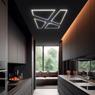 Plafon Nivra czarny LED CCT Light Prestige