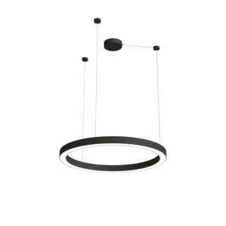 Yaskr Żyrandol Aurum M Zmienna Barwa Światła LED czarny PL0116-90-CCT-BK