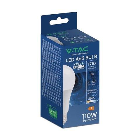 Żarówka LED V-TAC CREE CHIP 17W A65 E27 VT-2017 3000K 1710lm 6 lat gwarancji
