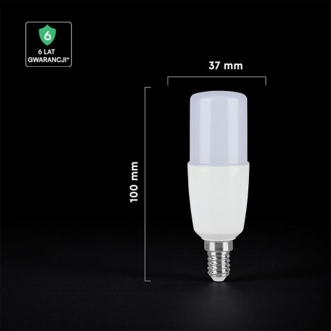 Żarówka LED V-TAC CREE CHIP 7,5W E14 T37 VT-248 3000K 660lm 6 lat gwarancji