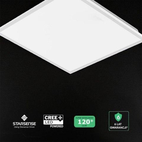 40W LED BACKLIT PANEL 600X600 WITH CREE CHIP COLORCODE: 4000K 120LM/W 6YRS WARRANTY