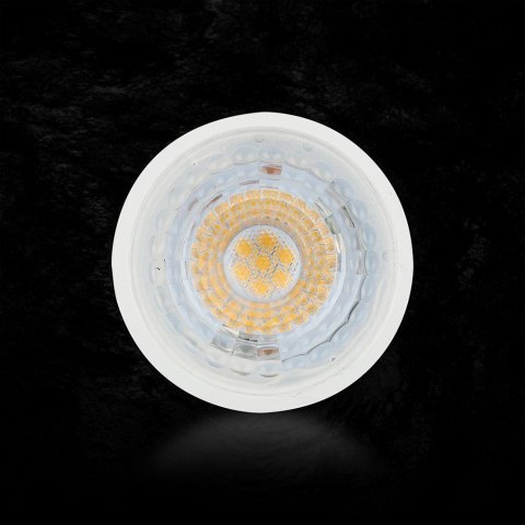 6W GU10 RIPPLE PLASTIC SPOTLIGHT WITH CREE CHIP 3000K 110'D 6YRS WARRANTY