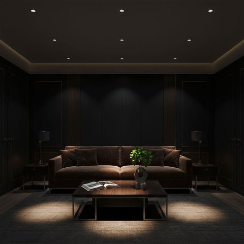 6W GU10 RIPPLE PLASTIC SPOTLIGHT WITH CREE CHIP 4000K 38'D 6YRS WARRANTY