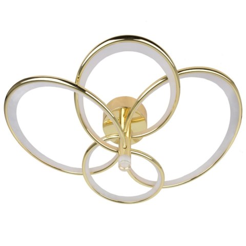 Azina 4 Plafon złota LED Light Prestige