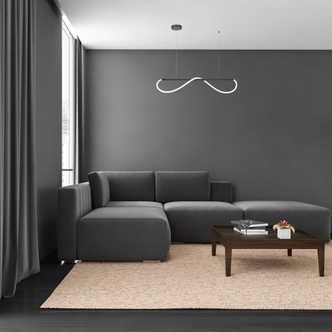 Lampa wisząca Meleca S czarna LED CCT Light Prestige