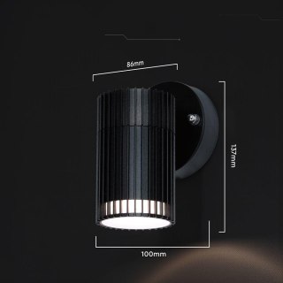 Oprawa kinkiet ścienny V-TAC GU10 czarny VT-10174 3 lata gwarancji